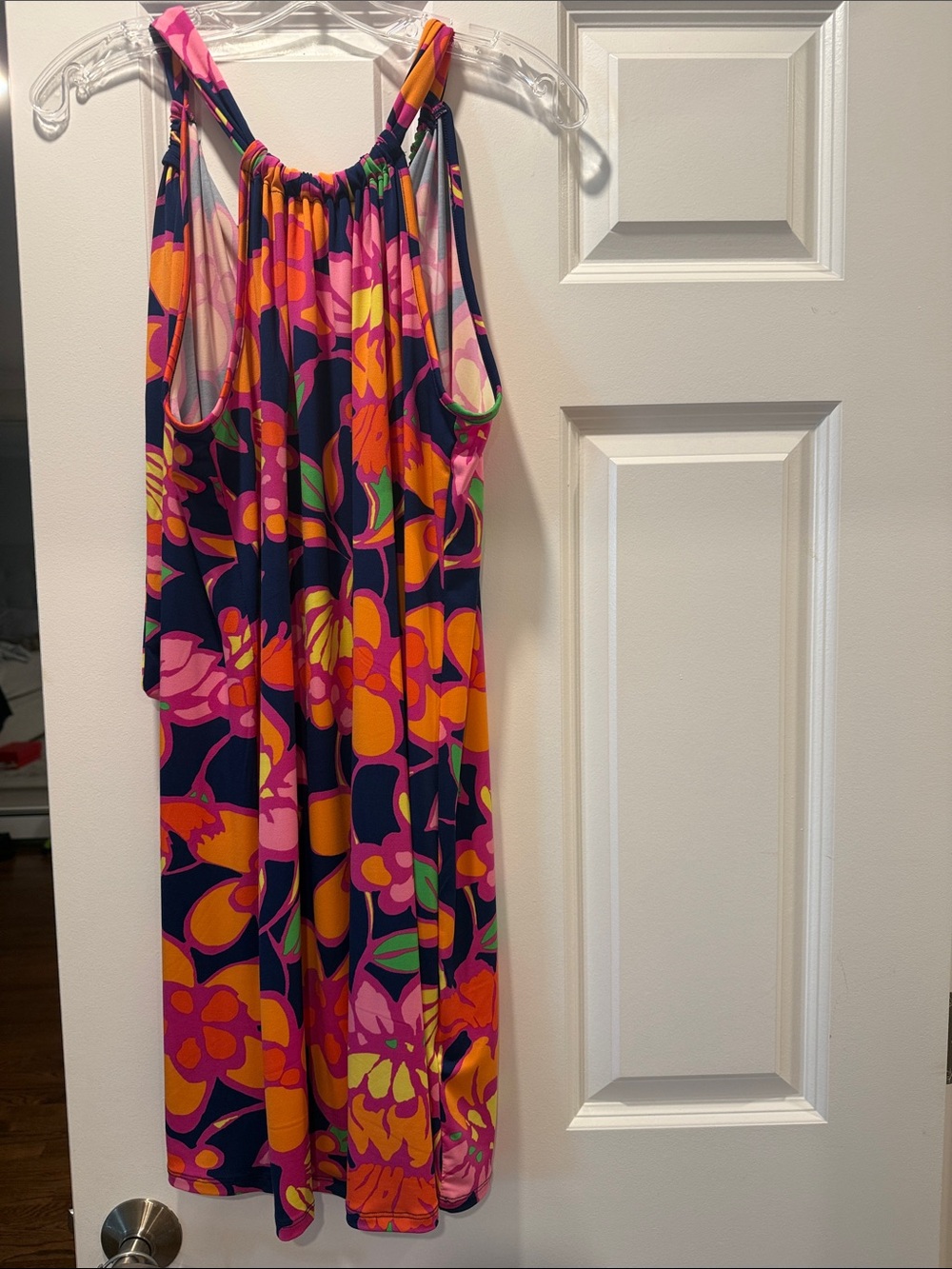 Trina Turk Halter Dress Pink & Orange